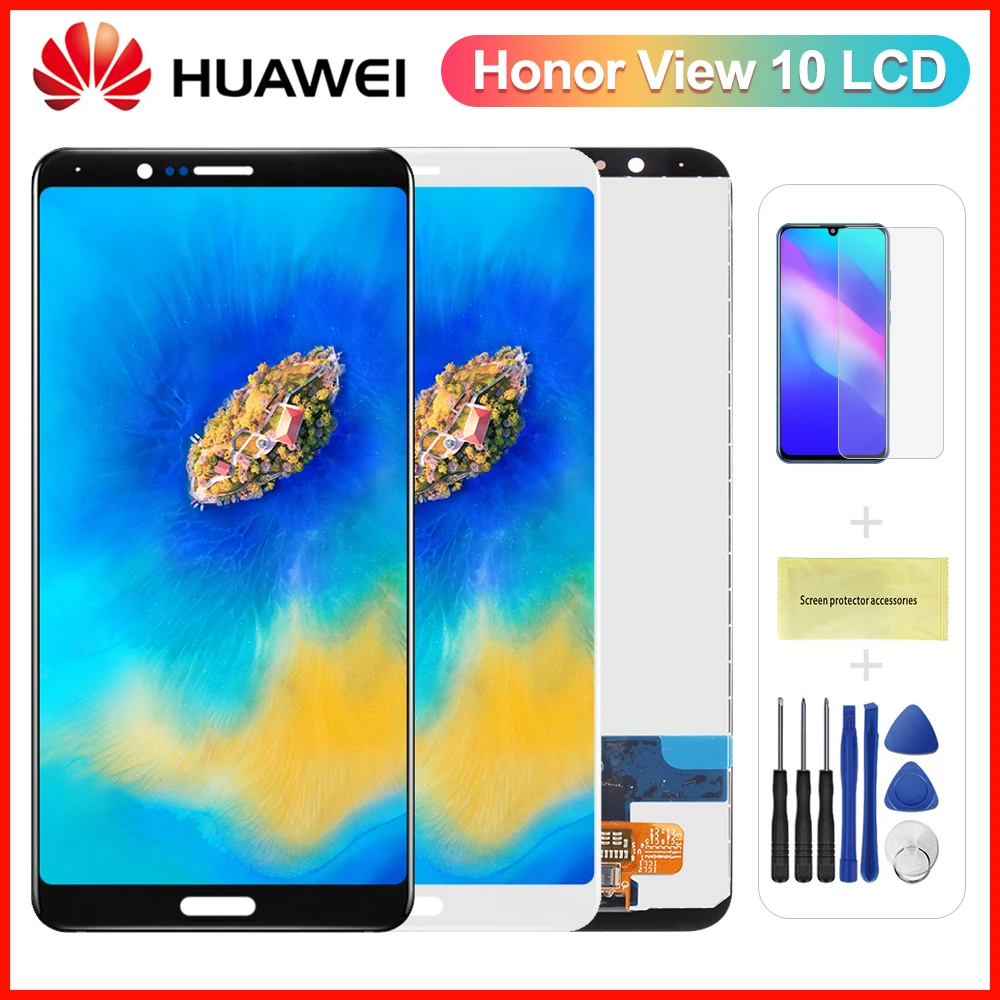 5 99 &quotОригинальный ЖК-дисплей для HUAWEI Honor View 10 дисплей с сенсорным экраном и