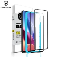 SmartDevil Full Cover Tempered Glass For Redmi Note 10 Pro Note10 5G K40 Screen Protectors For Xiaomi POCO F3 M3 X3 GT mi 11i HD