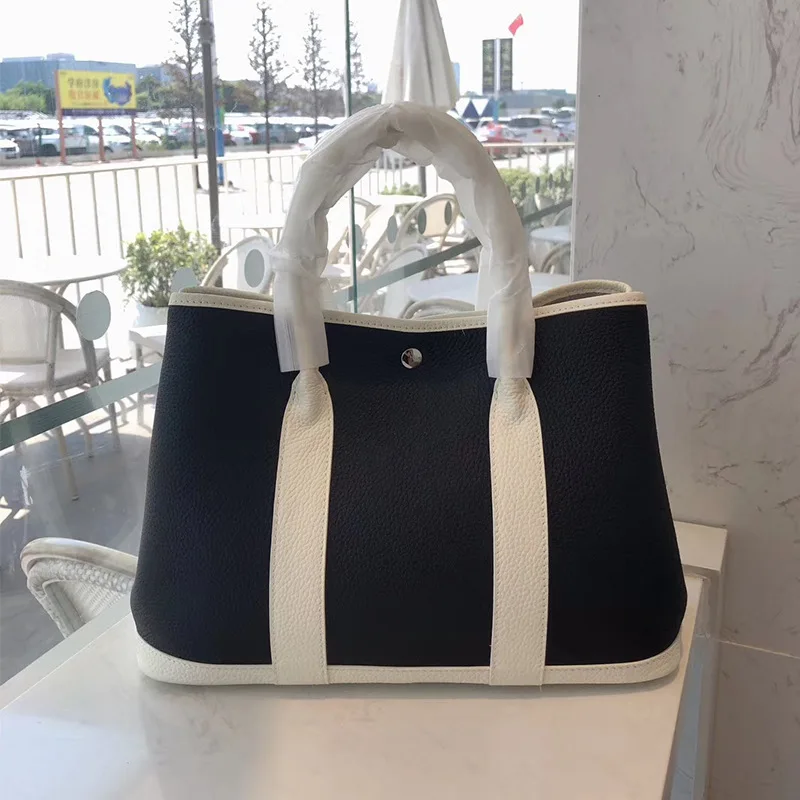 

Top Quality Luxury Brand 2021 New Leather Ladies Lychee Pattern Head Layer Cowhide Fashion All-match Handbag Sac A Main Femme Gg