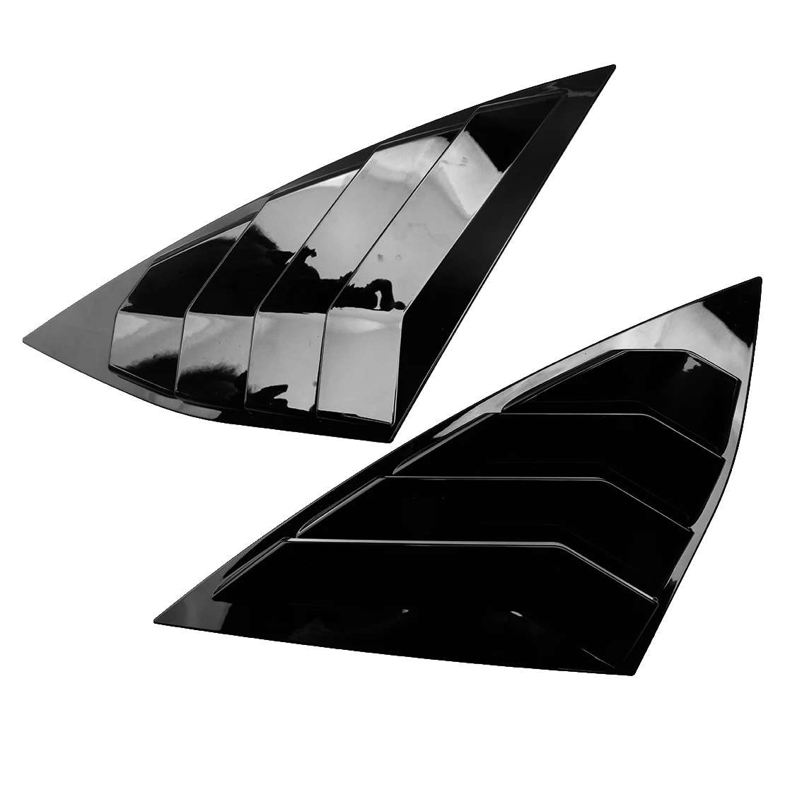 1 пара автомобильные Внешние задние боковые оконные жалюзи накладки подходят для