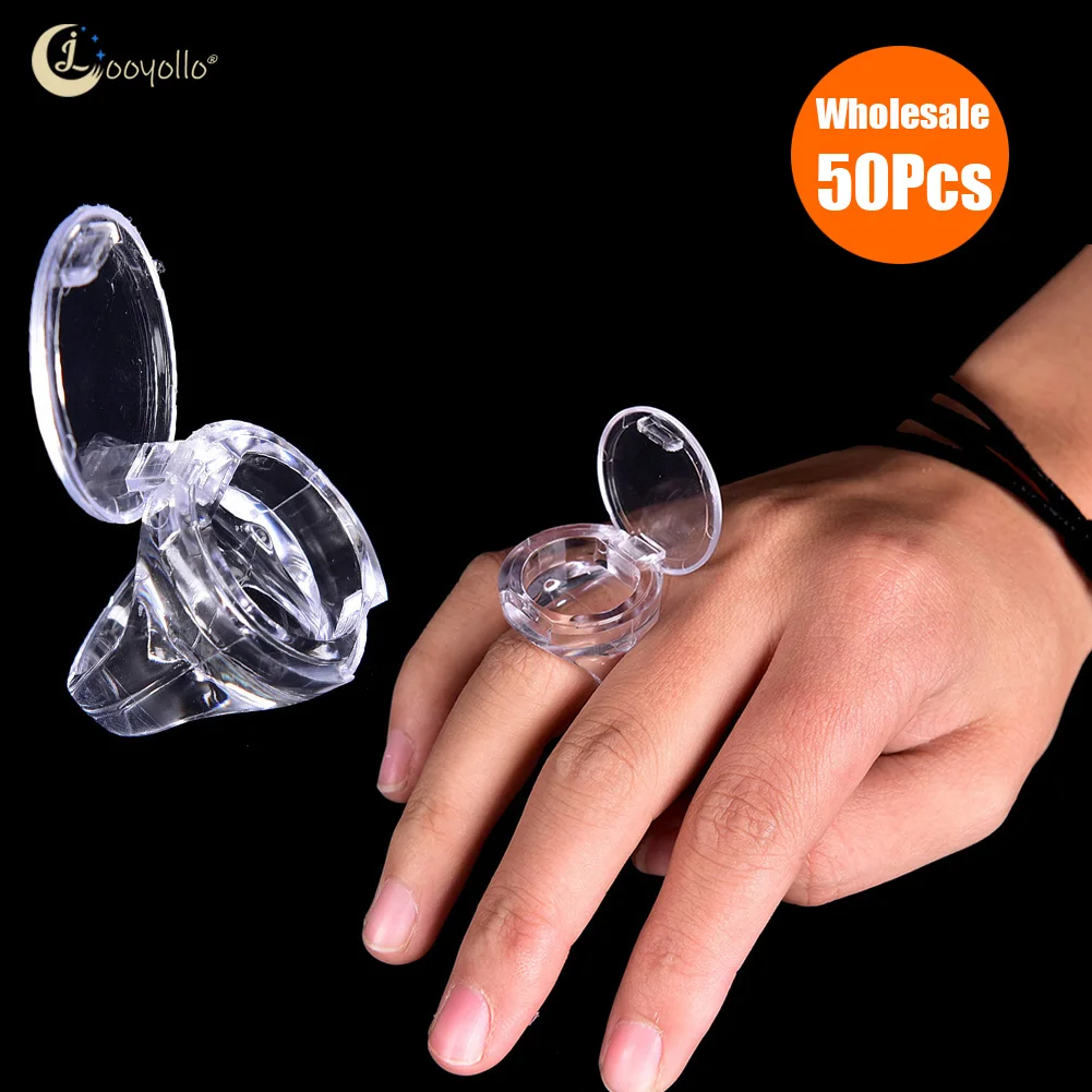 

Оптовая торговля, 50 шт в наборе, высокое качество татуировки пигментные чернила кольцевые чашки ресницы Расширения Клей Держатель контейне...