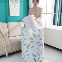 waterproof portable clothes storage bag folding closet pillow quilt organizer blanket large capacity peva d10d10m102