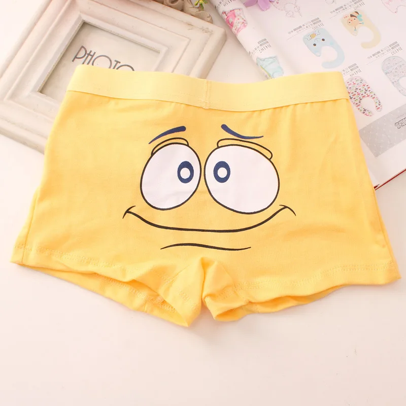 Новинка 4 шт. хлопковое нижнее белье для мальчиков и девочек с принтом из