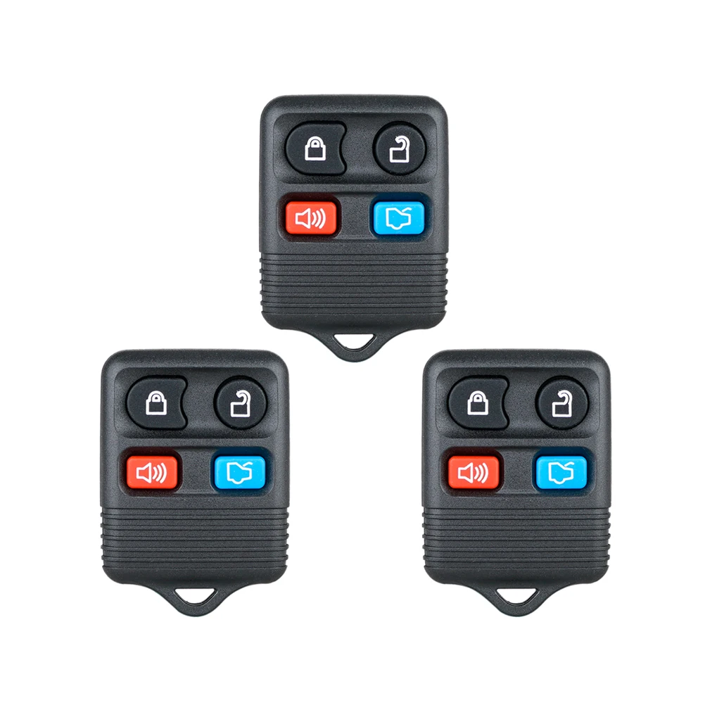 Профессиональный Прочный чехол для ключа дистанционного управления с 4 кнопками