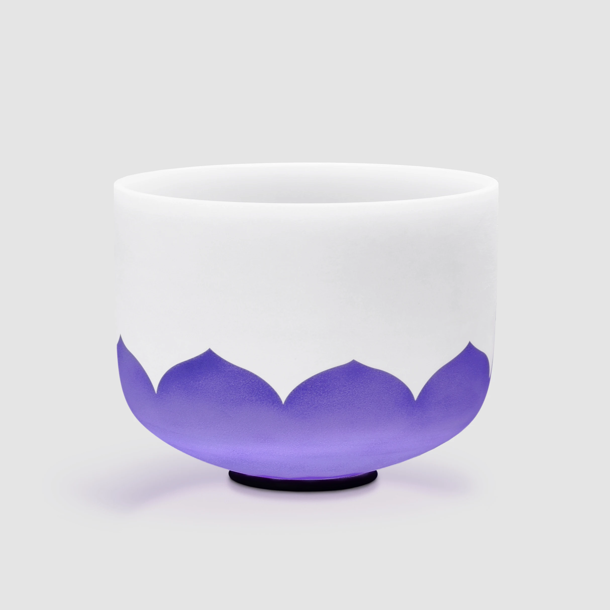 TOPFUND B note корона чакра фиолетовый цветной матовый Чакра кварцевый Поющая чаша