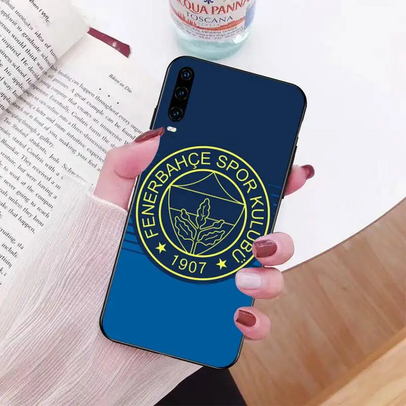 Чехол для телефона Turkey Fenerbahce Football черный чехол из ТПУ с корпусом Huawei P40 P30 P20 lite Pro