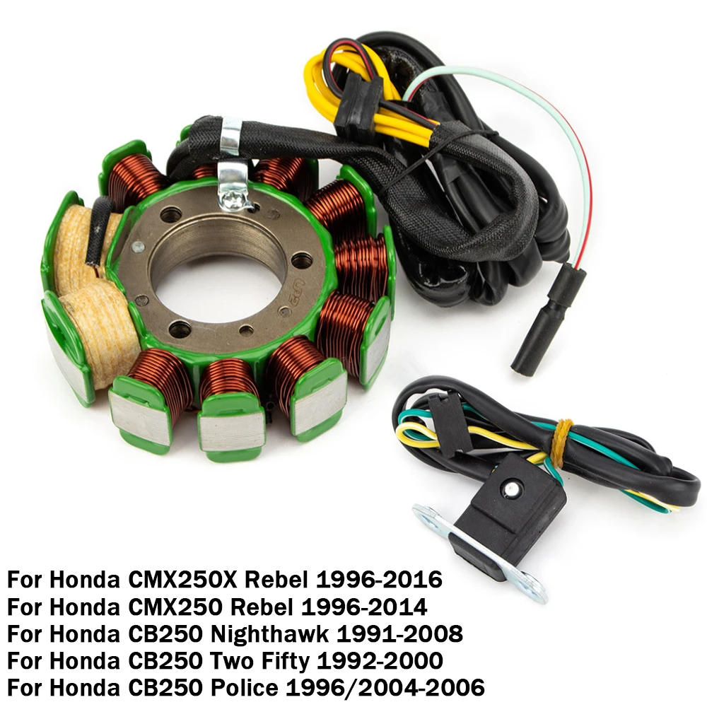 Катушка статора магнитогенератора мотоцикла для Honda CMX 250 CB250 31120-KEN-691 31120-KBG-004