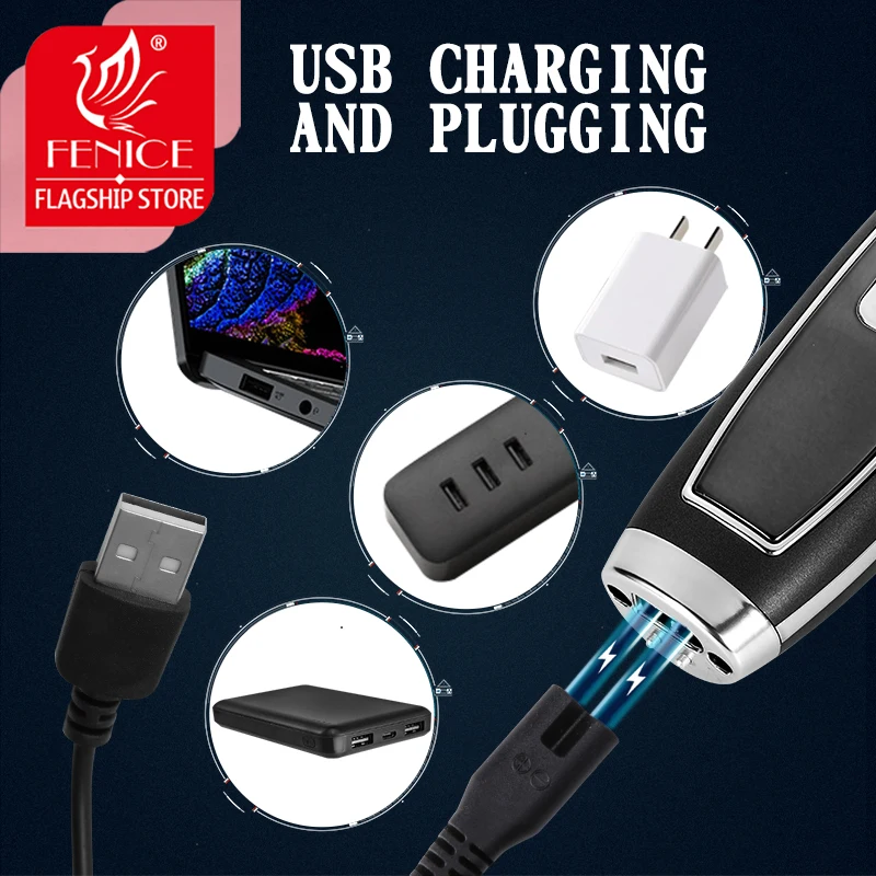 Машинка для стрижки питомцев Fenice профессиональный триммер шерсти собак