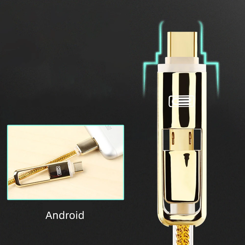 2 в 1 USB-кабель для Samsung Galaxy Note 9 S9 2.8A | Мобильные телефоны и аксессуары