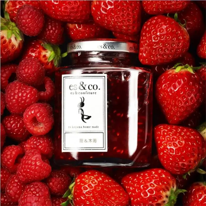 

Japanese natural fruit jam strawberry raspberry peach plum sea salt milk jam