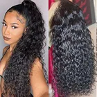 Парик из натуральных вьющихся человеческих волос, без клея, 13X 1