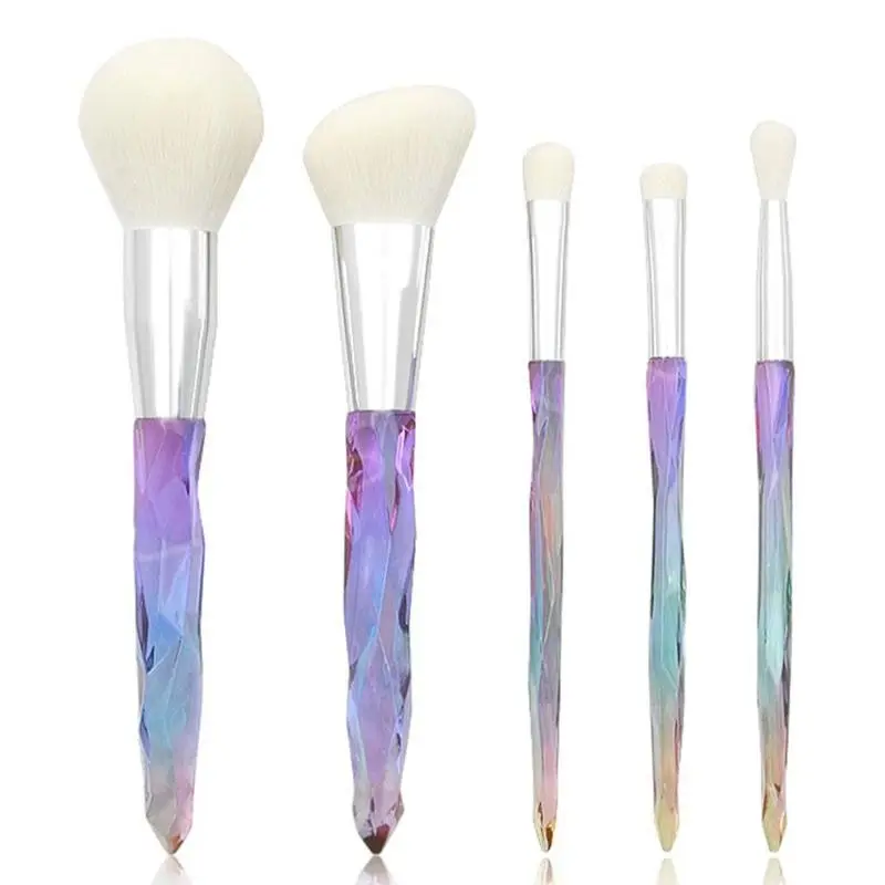 

5pcs Dreamy Crystal Makeup Brush Set