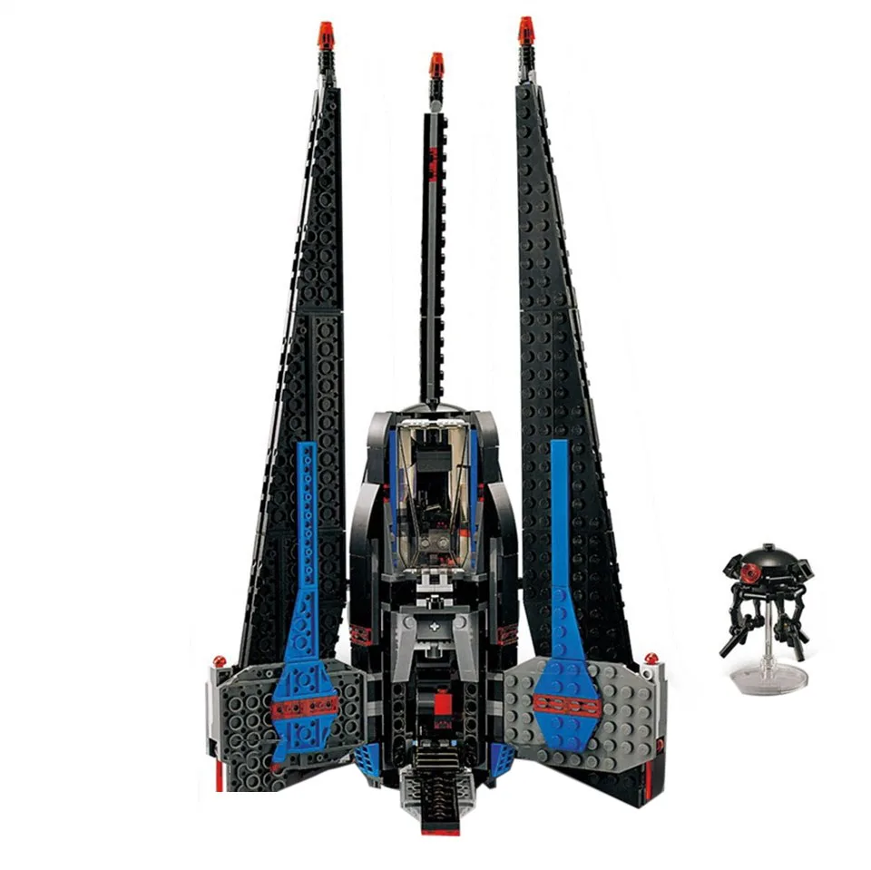 Серия Звездные войны фигурка истребителя блок X крыло Истребитель TIE Interceptor первый заказ транспортер игрушка "Звездные войны" Подарочные кубики