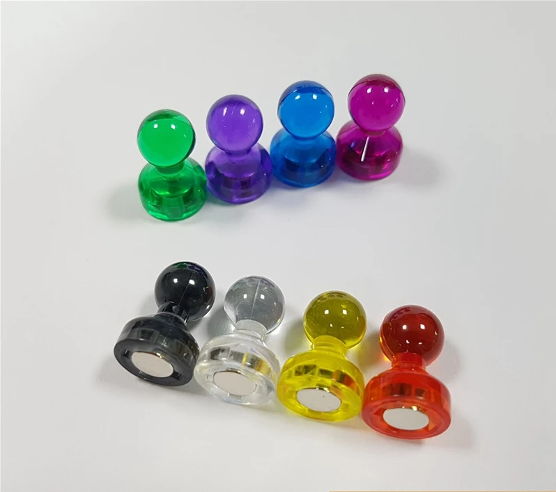 50 шт./компл. домашний цвет ed Магнитный прозрачный холодильник для белой доски