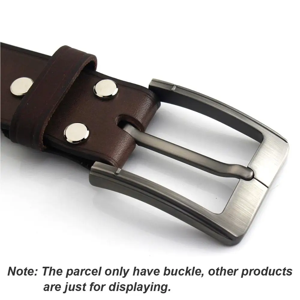 Металлическая пряжка для ремня 4 см матовая накладка ремешок пятки одна джинсов 38