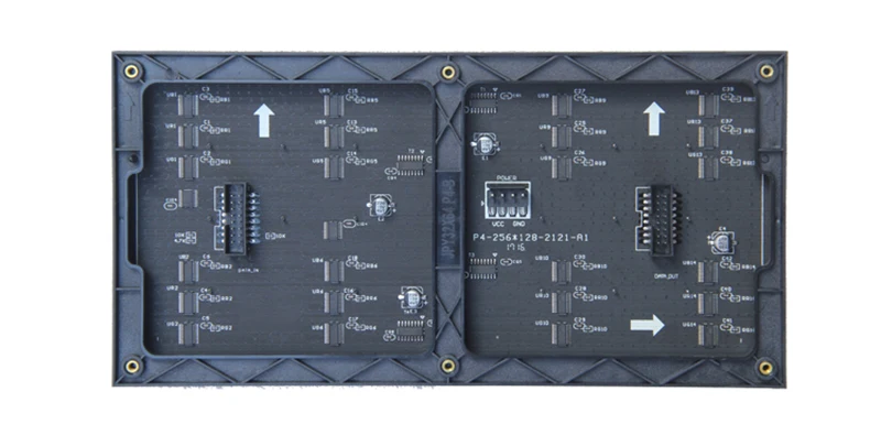 256*128 мм P4 Крытый SMD2121 RGB полноцветный светодиодный рекламный экран модуль Плата 64*32 пикселей с высоким разрешением 1/16 сканирования