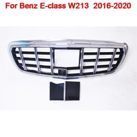 car styling middle grille front bumper grill for mercedes benz e class w213 2016 2020 to maybach auto center vertical bar grille