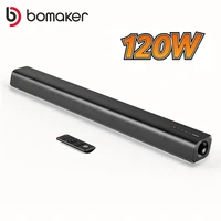 bomaker 120w tv soundbar 2 0 channel wireless bluetooth 5 0 speaker 3d surround sound soundbar home theater speaker