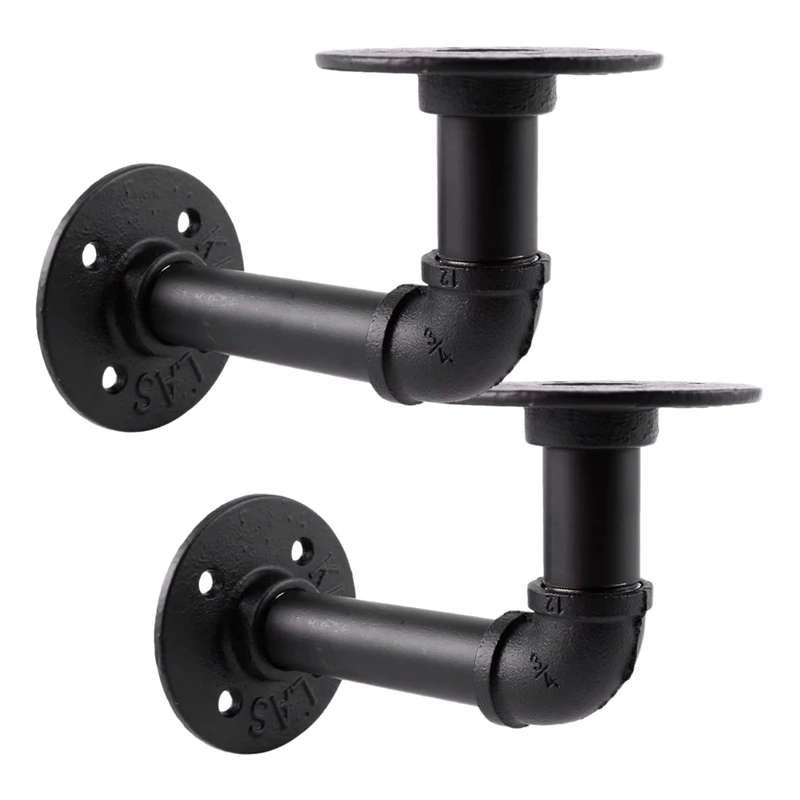 Комплект кронштейнов для полки труб 2 шт. железные трубные кронштейны