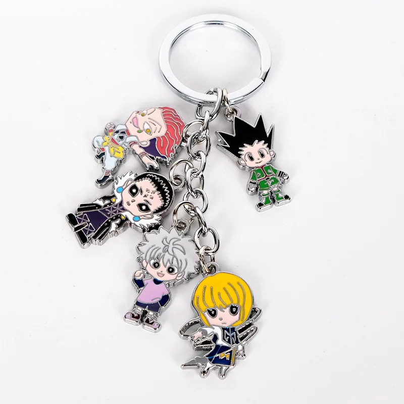 HUNTER X куклы для брелков игрушки HUNTERxHUNTE Gon Freecss Killua Zoldyck Kurapika Leorio Hisoka модель