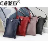 comforskin cowhide leather women mobile phone bag dropshipping %d1%81%d1%83%d0%bc%d0%ba%d0%b0 %d0%ba%d0%be%d0%b6%d0%b0%d0%bd%d0%b0%d1%8f %d0%b6%d0%b5%d0%bd%d1%81%d0%ba%d0%b0%d1%8f fashion style lady messenger bag women bag