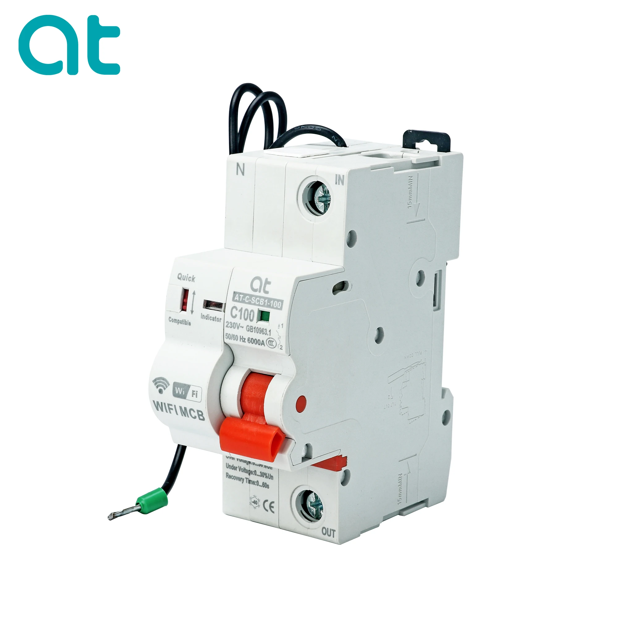 

Smart Life(tuya) app WiFi Smart Circuit Breaker Timer Remote Control Wireless Intelligent Automatic Smart Switch