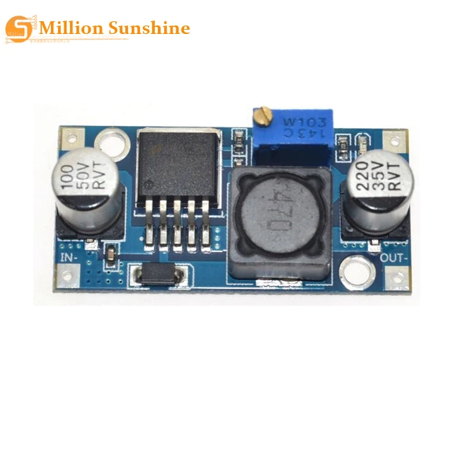 Бесплатная доставка 1 шт. Регулируемый понижающий модуль питания LM2596 LM2596S DC-DC 4 5-40