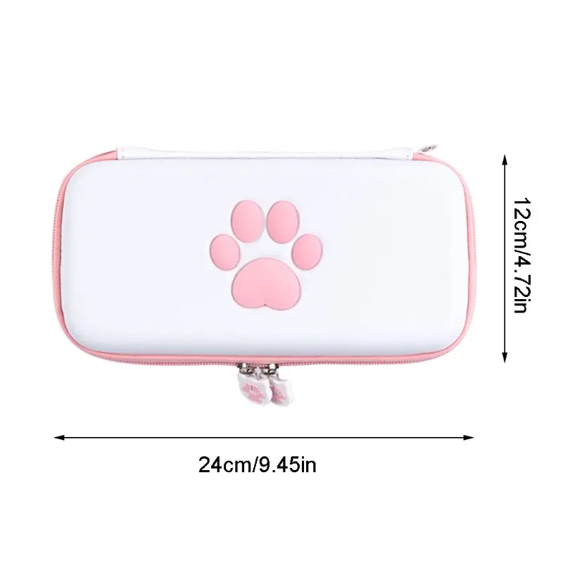 

Cute Cat Paw Storage Bag for Switch Lite Console Protective Carrying Case for Lite Game Accessories