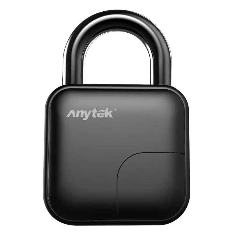 Anytek замок L3 смарт-замок без ключа с отпечатком пальца USB Перезаряжаемый электронный Противоугонный замок для безопасности левый Потяните IP65 водонепроницаемый