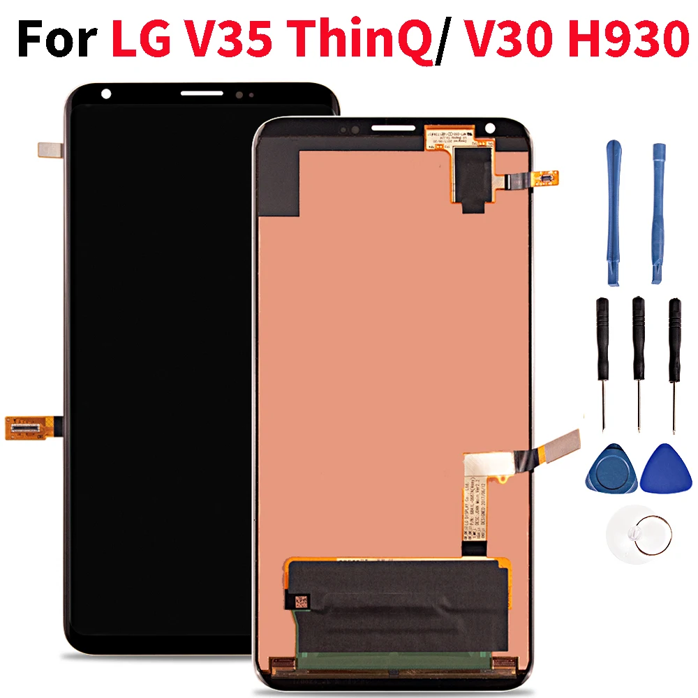 ЖК дисплей для LG V35 ThinQ с сенсорным экраном дигитайзер сборка часть V30 H930 VS996 LS998U H933