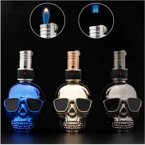 JOBON jack o' фонарь зажигалка призрак Заправка Газом два огня креативный