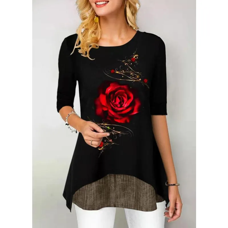 Новинка 2020 модная Осенняя женская рубашка с градиентным принтом хлопковая