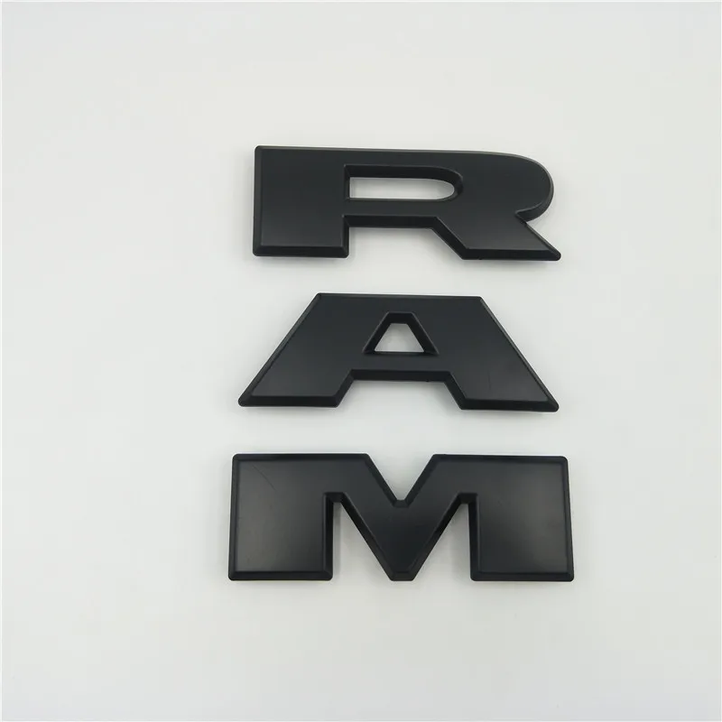 black Для Dodge Ram 1500 Rebel эмблема на решетку радиатора капот логотип значок табличка автомобильные аксессуары - Название цвета: black