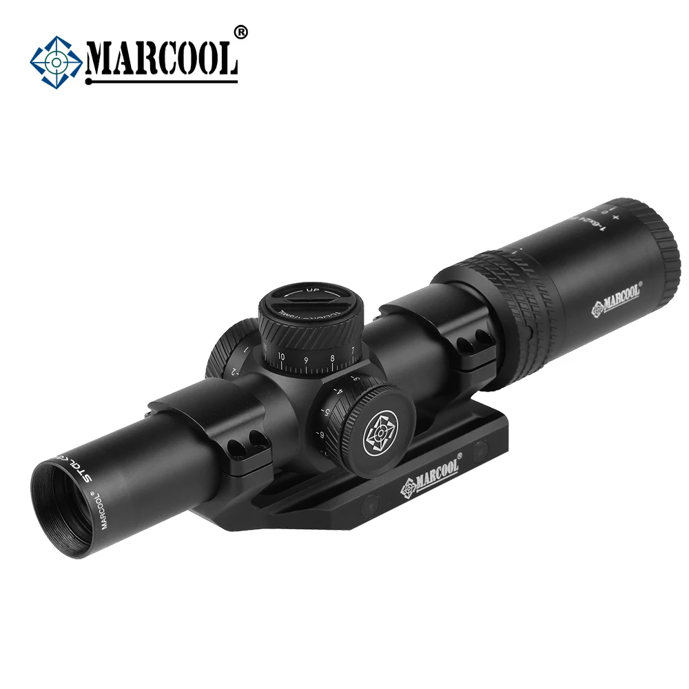 MARCOOL АК 1 6X24 HD тактический охотничий прицел с подсветкой оптический коллиматор