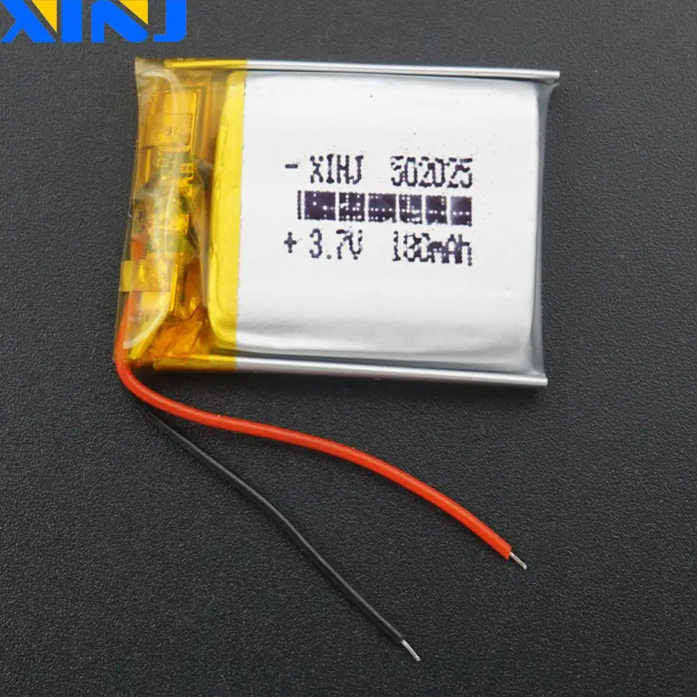 Аккумулятор XINJ 3 7 в 180 мА ч литий-полимерный 502025 для очков MP4 смарт-часов