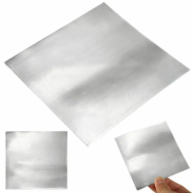 

High Purity Pure Zinc Zn Sheet Plate Metal Foil 100x100x0.5mm For Science