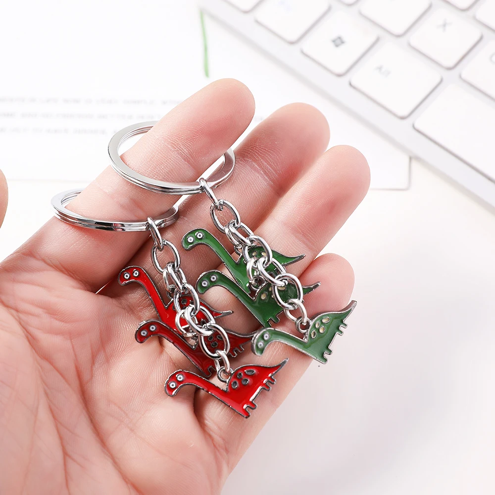 Модный милый мультяшный маленький брелок для ключей динозавры в виде животного