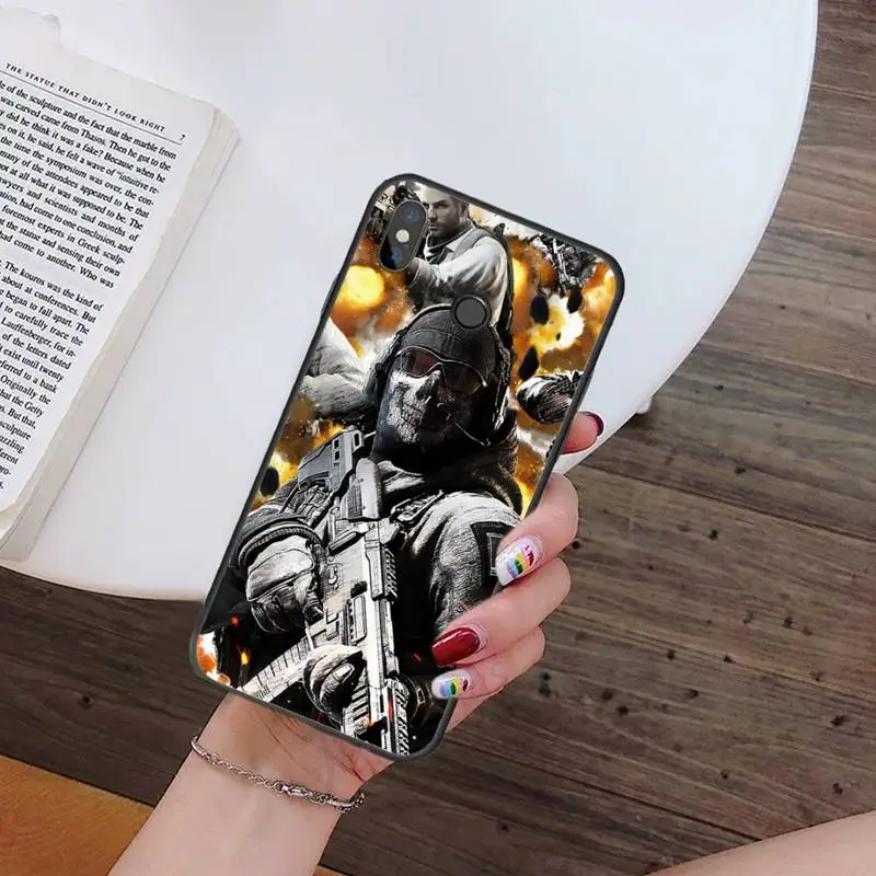 

call of duty shooting game Phone Case For Xiaomi Redmi 7 9t 9se k20 mi8 max3 lite 9 note 8 9s 10 pro Soft Silicone Funda