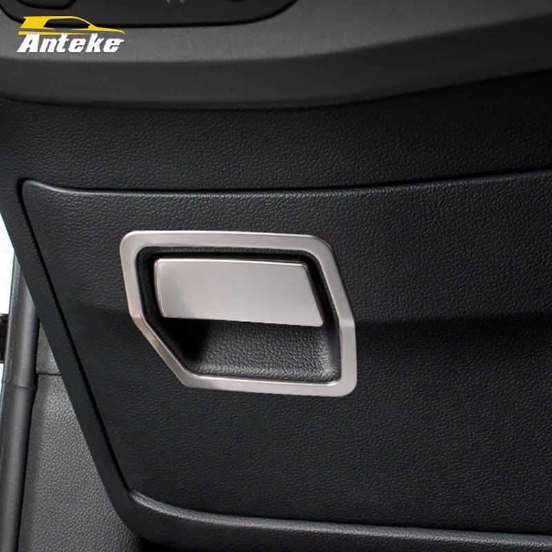 Для Audi A4 A5 S4 S5 B9 коробка для хранения водителя автомобиля ручка рамка накладка наклейка хромированные аксессуары для интерьера