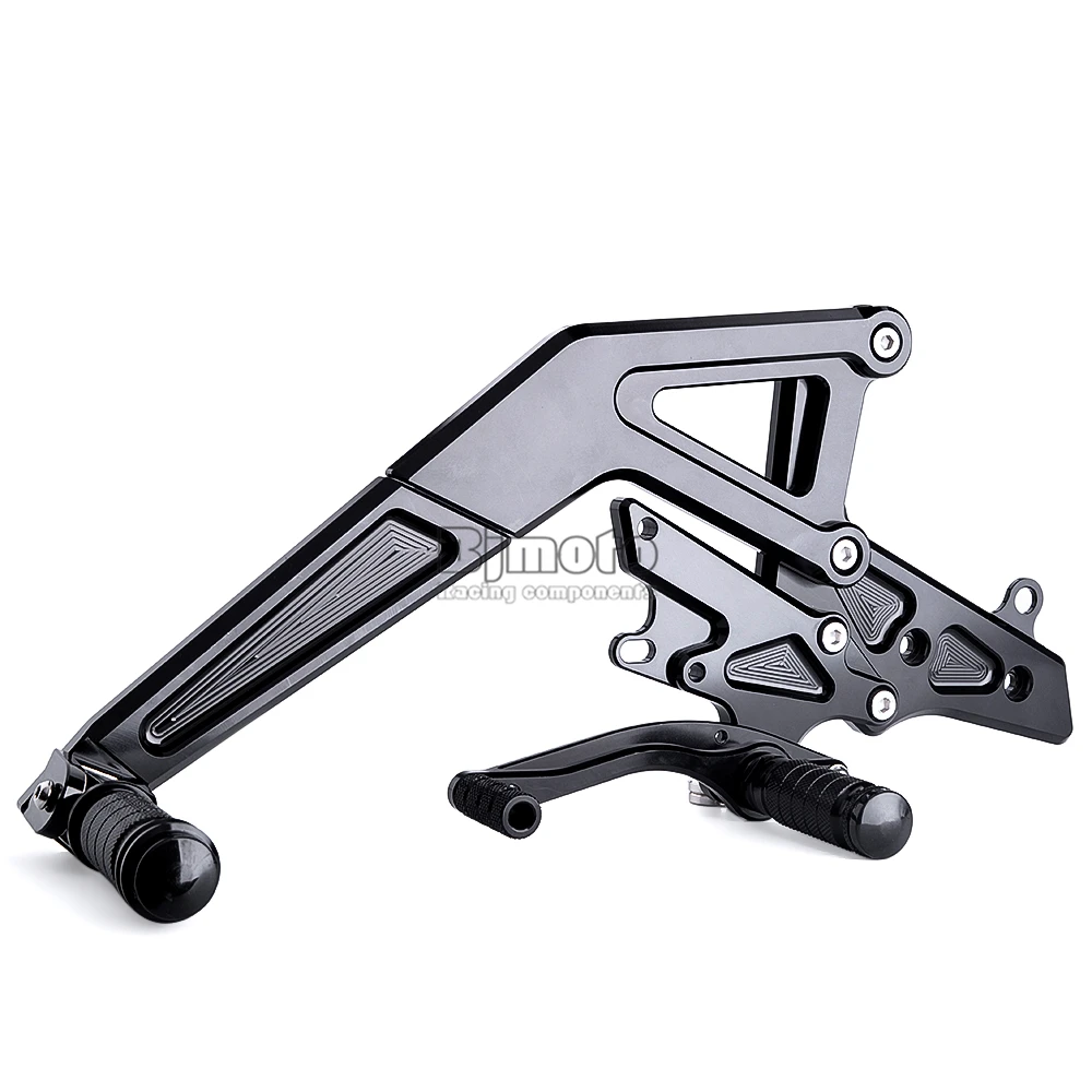 BJMOTO мотоциклетные Запчасти для Kawasaki Ninja 650R ER6F/ER-6N 12-14 мотоциклов гоночные ЧПУ Регулируемые задние комплекты задний комплект подножки