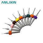 10 шт.компл. от 0,1 мм до 1,2 мм, мини-сверло для печатной платы, карбид вольфрамовой стали для печатной платы, сверла для станка с ЧПУ