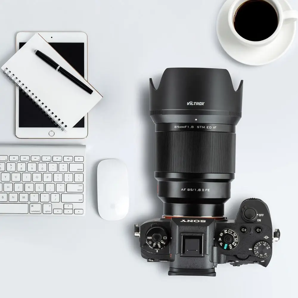 Объектив VILTROX 85 мм F1.8 II STM с фиксированным фокусом и автофокусом для Sony E mount Camera A9II