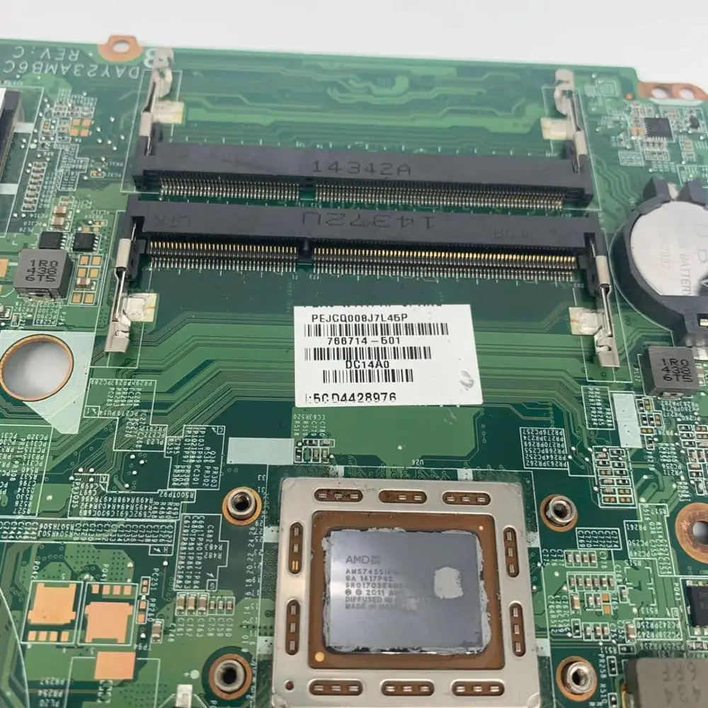 

For HP 15-P 15-F Laptop motherboard with AMD A10 CPU DDR3 766714-501 766714-601 766714-001 DAY23AMB6F0100% Fully Tested