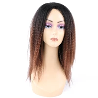 yaki straight afro hair synthetic wigs ombre wigs for women fake hair middle part natural looking %e2%80%8bfemale wigs
