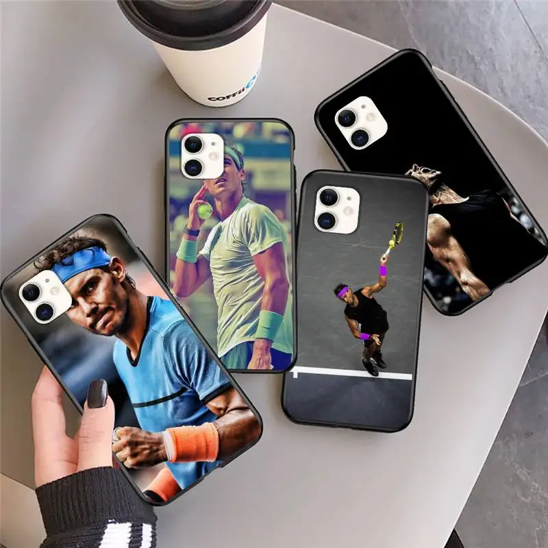 

Rafael Nadal Phone Case For iphone 12 11Pro Max 11 XR XS Max X 8 7 6 6S Plus 5 5S SE 2020 soft Cover Shell