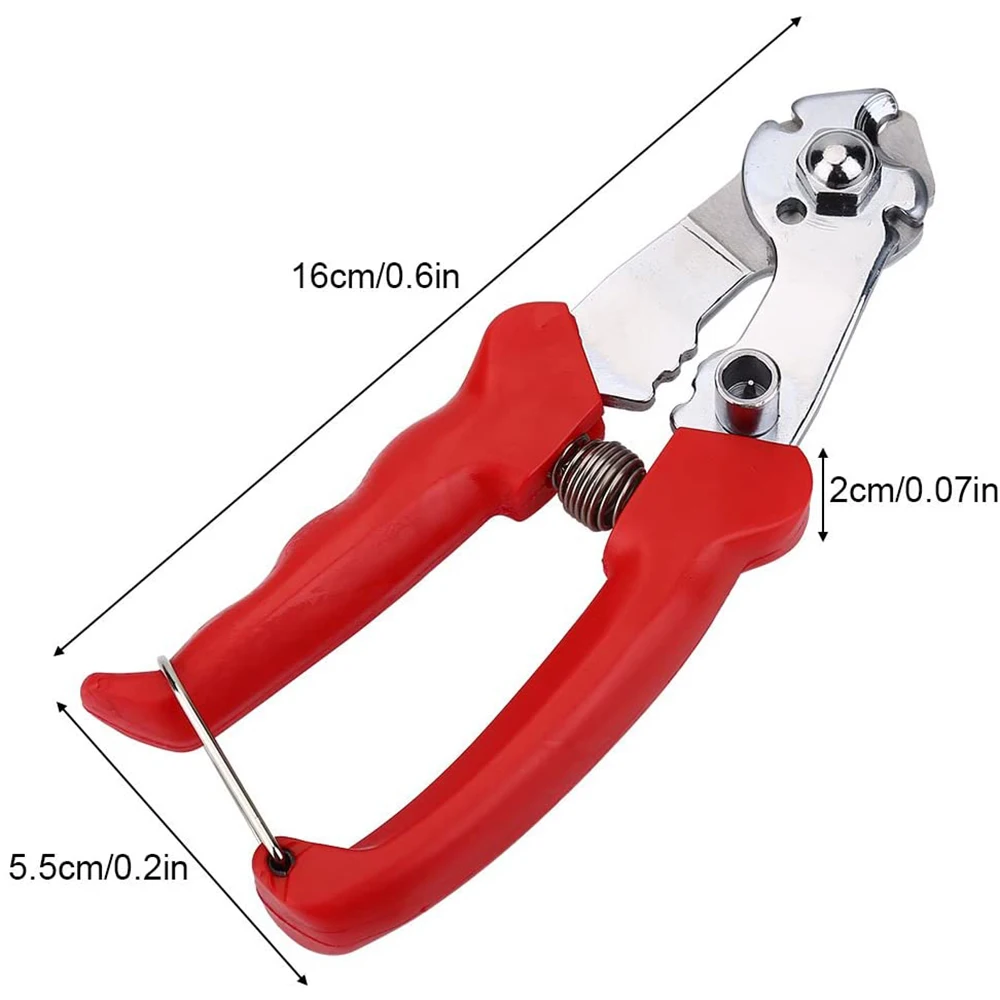 

2Pcs Bicycle Cable Cutter, Multi-Function Stainless Steel Bike Inner Outer Brake Wire Cable Cutter Repair Tool