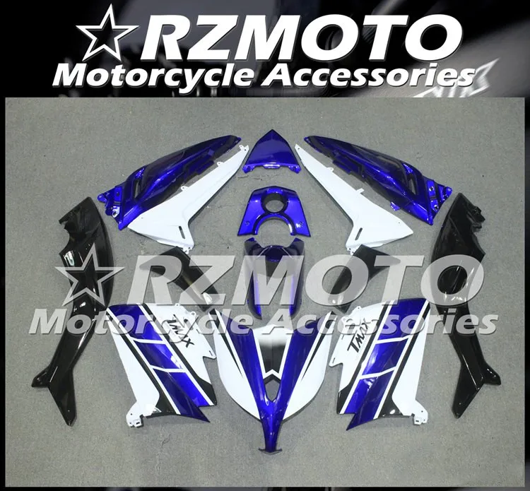 

New ABS Whole Motorcycle Fairings kit Fit for Tmax 530 2012 2013 2014 12 13 14 T-Max530 Bodywork set Custom Free blue white