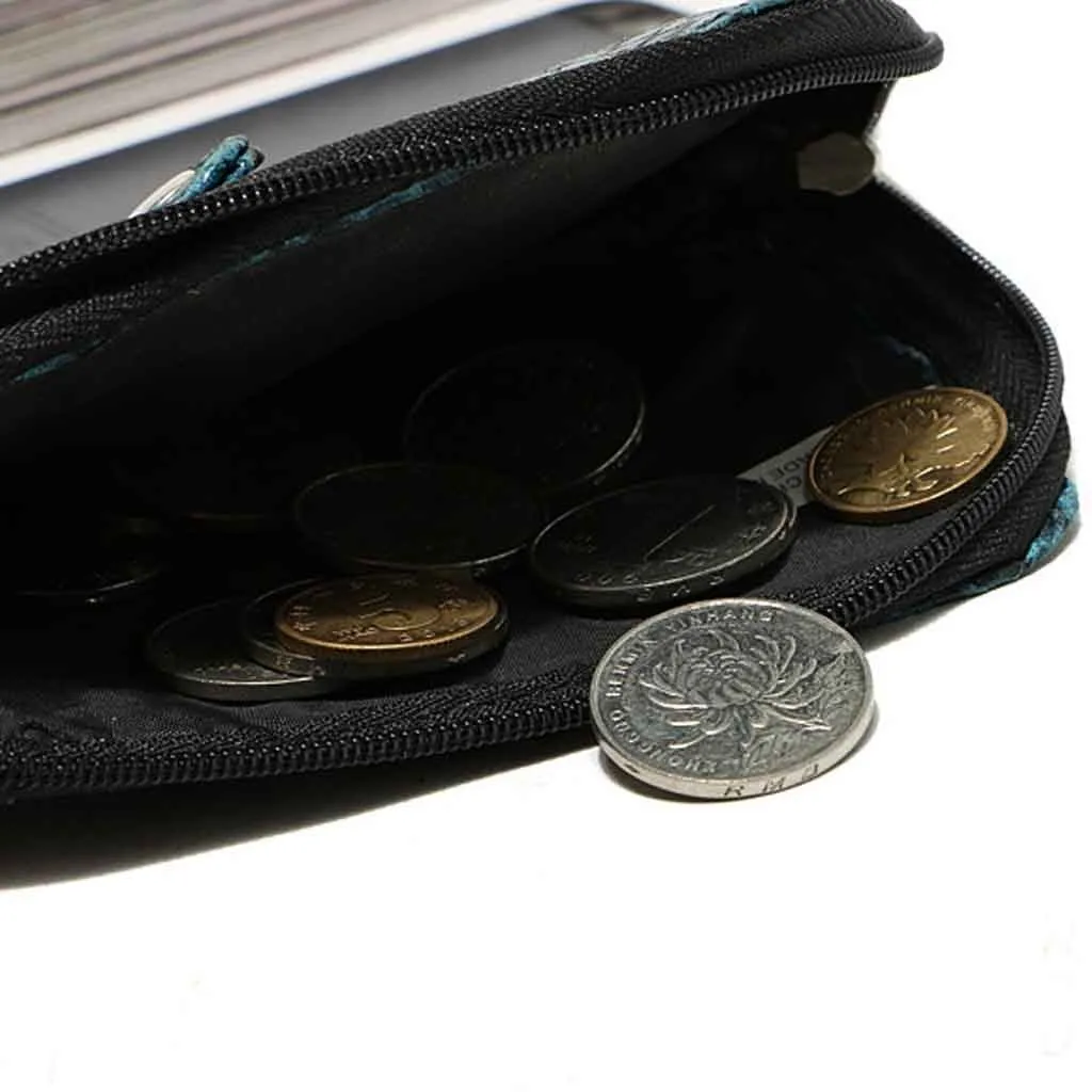 

Unisex Snake Pattern Coin Purse Buckle Bank Card Card Bag Zipper Small Packet Credit ID Card Holder Purse Money Case porte carte