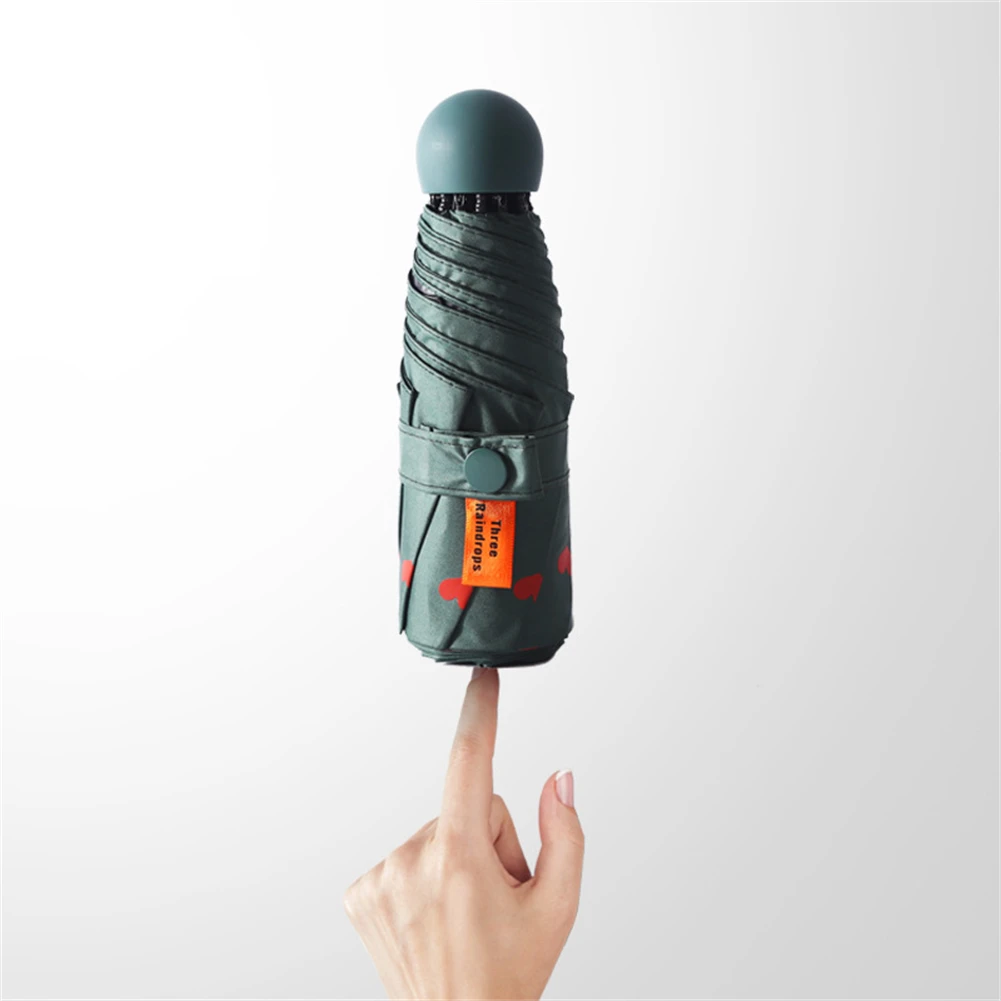 Простой и стильный ультралегкий маленький зонт для защиты от УФ-лучей Зонт с