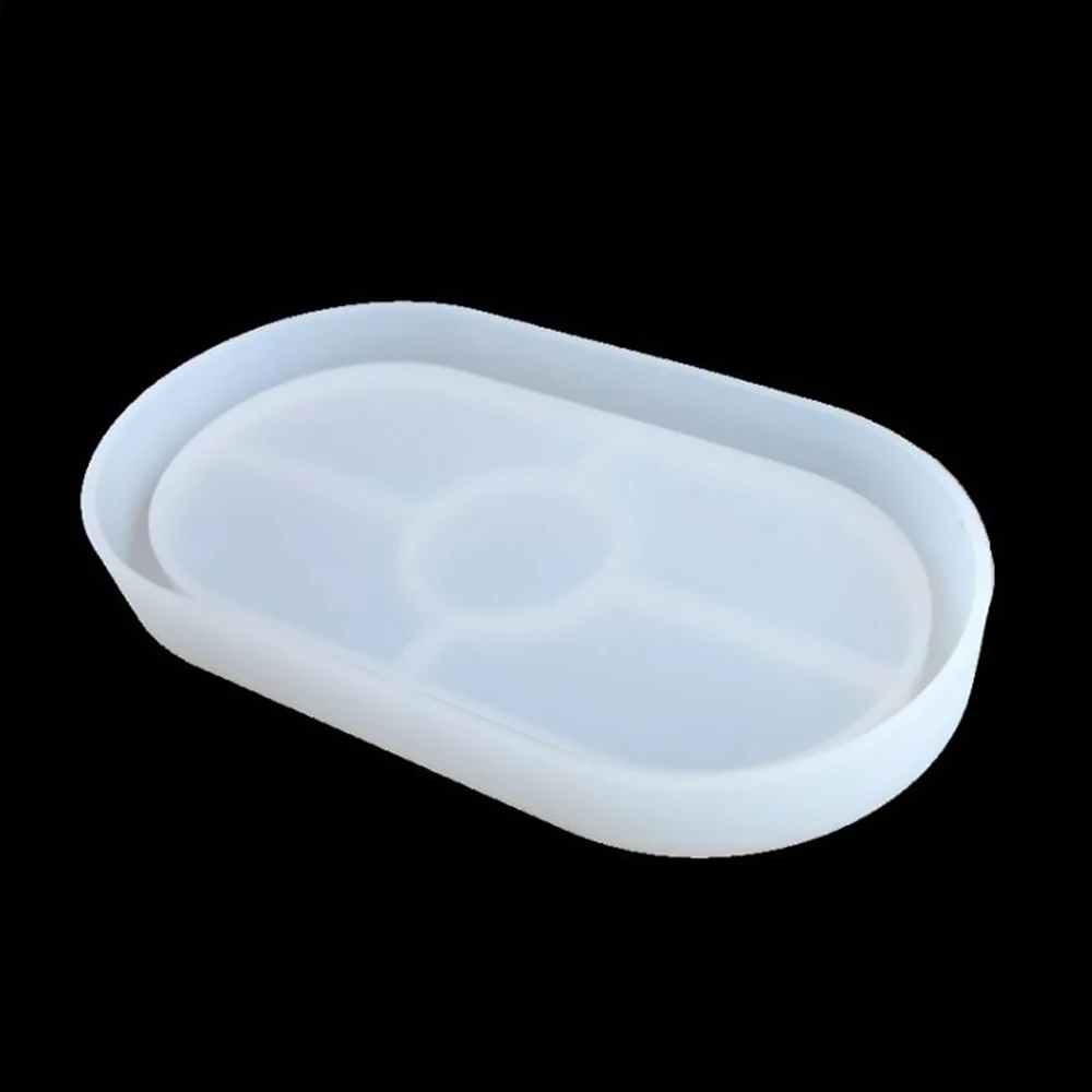 Форма для бетона, овальная форма, пепельница, подставка, квадратная Гибкая силиконовая форма, форма для эпоксидной смолы «сделай сам», формы для ремесленной глины, форма для штукатурки